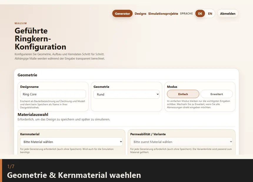 Design erzeugen und herunterladen – inklusive Blick in die echte PDF-Zeichnung